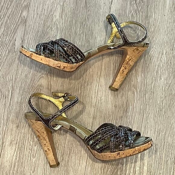 Coach Womens Stilettos Heels Sandals Size 6 Designer High End Luxury Elegant - Picture 2 of 9